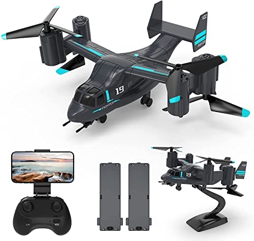 HR RC Quadcopter Helicopter for Kids and Adults,Drone with Camera,2 in...