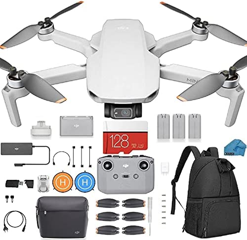 DJI Mini 2 Fly More Combo – Ultralight Foldable Drone, 3-Axis Gimbal w...