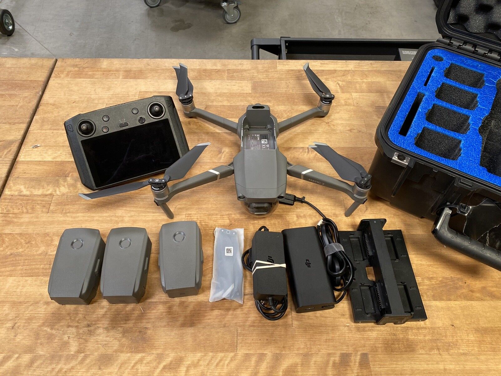 DJI Mavic 2 Pro: Smart Controller, 3 Batteries, DJI Fly More kit, and Hard Case